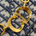 Christian Dior Small CD Besace Bag Dark Blue